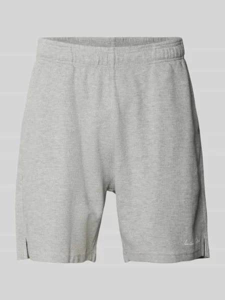 Szorty o kroju relaxed fit z fakturowanym wzorem Another Cotton Lab