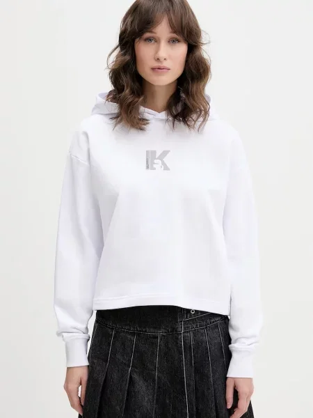Karl Lagerfeld Jeans bluza z kapturem biała