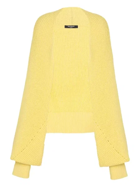 Cardigan Balmain galben