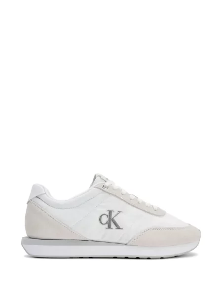 Sneakerși Calvin Klein cu imagine alb