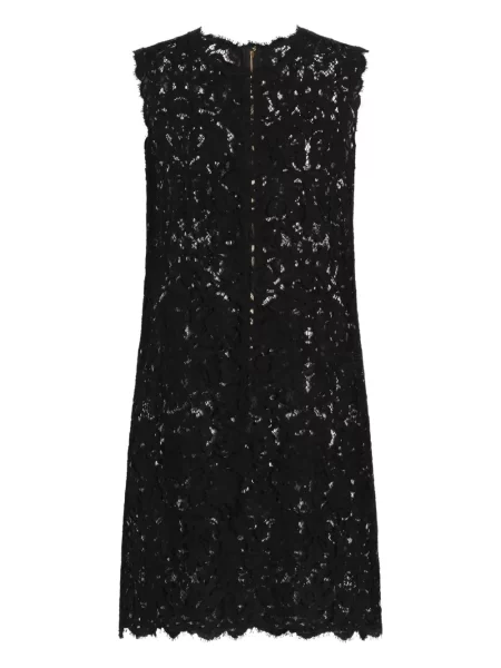 Rochie mini Dolce & Gabbana din dantelă de costum mini negru