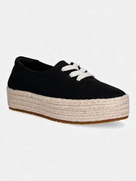 Toms VALENCIA LACE UP teniși pentru femei negru