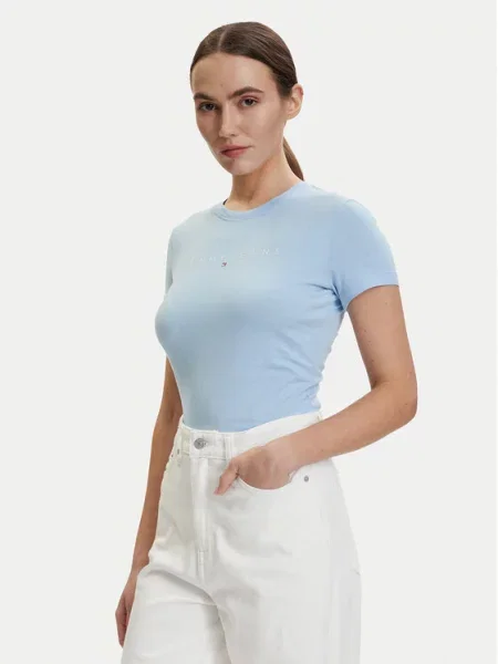 Tommy Jeans T-Shirt Ανοιχτό μπλε