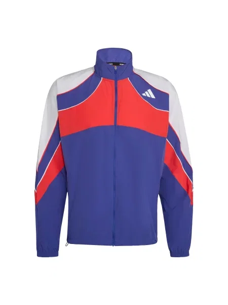 ADIDAS PERFORMANCE Sportinė striukė Adizero Archive violetinė-mėlyna / raudona balta
