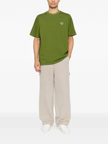 Tricou Arte Antwerp cu broderie verde
