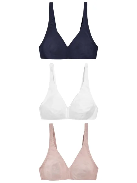 Next Sutien albastru marin / roz pudrÄ� alb