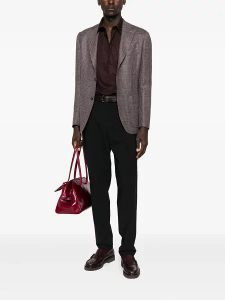 Pantaloni Eleventy plisate negru
