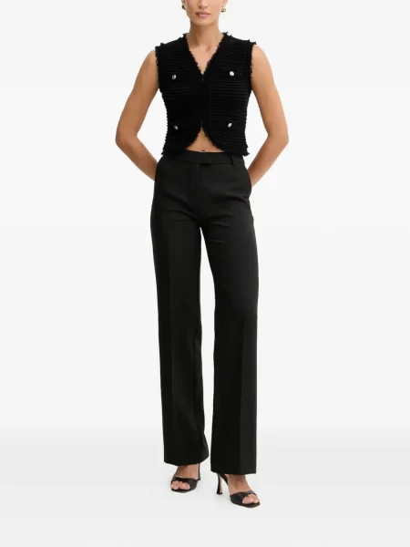 Top Guess cu franjuri negru