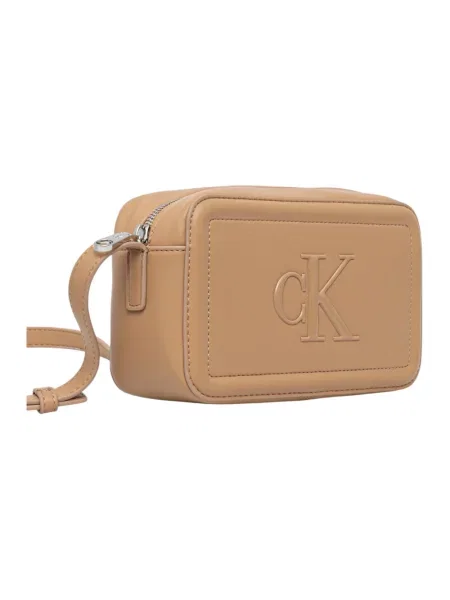 Calvin Klein Torebka Bold Ck Camera Bag  beżowy