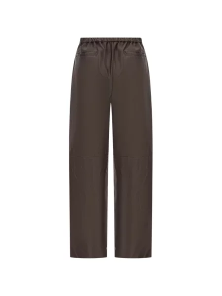Pantaloni Antonelli din piele maro