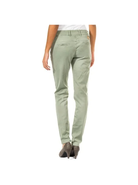 Pantaloni Met galben