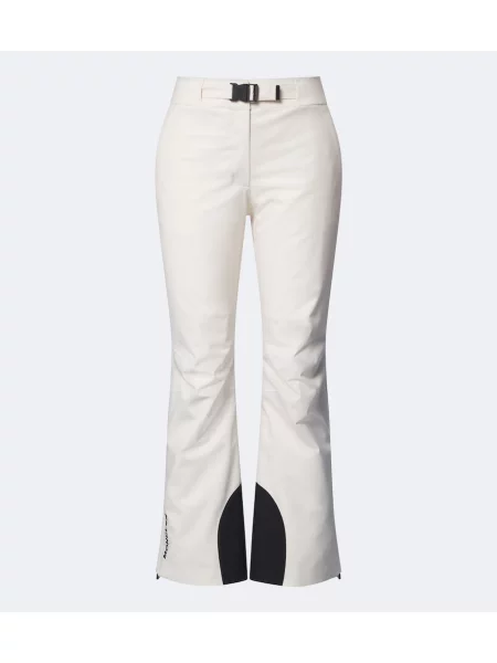 Lyžařské kalhoty Moncler Grenoble bílé
