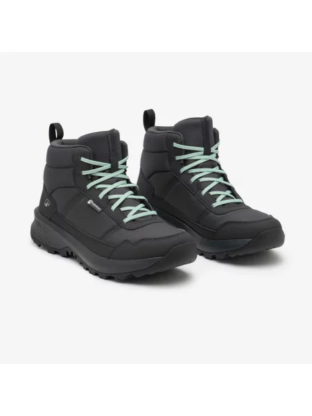 Buty turystyczne Quechua mid wodoodporne szare