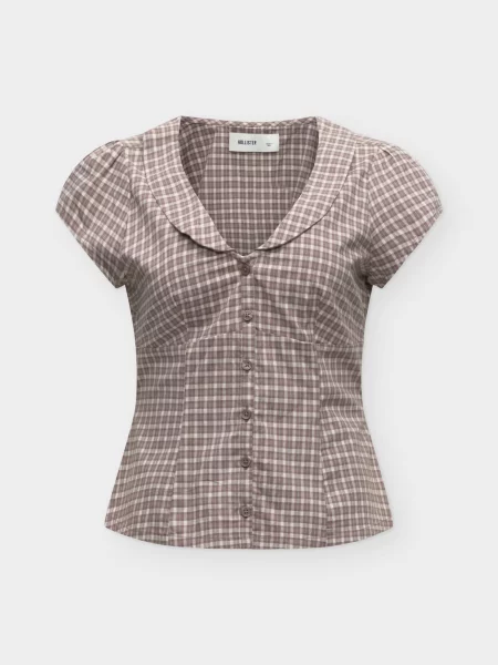 HOLLISTER Bluză / deschis maro