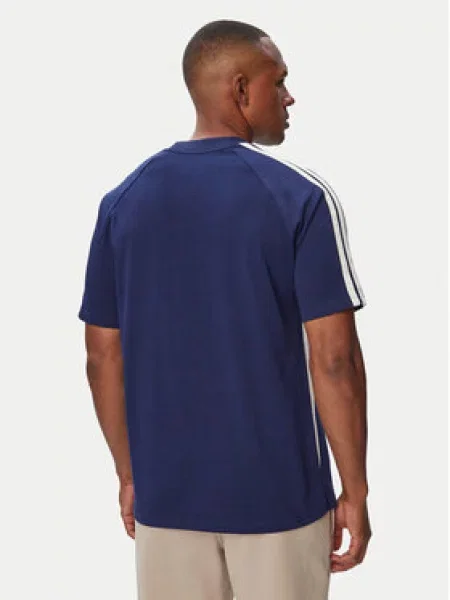 Adidas Póló Seasonal Essentials Colorblock Sötétkék Regular Fit