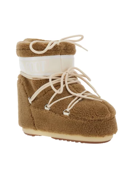 Śniegowce Moon Boot Icon Low Fleece camel brązowe