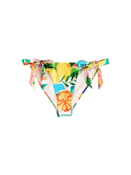 Next Bikini hlačke rumena / zelena / oranžna bela
