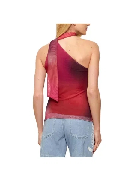 Top Desigual asimetric roz