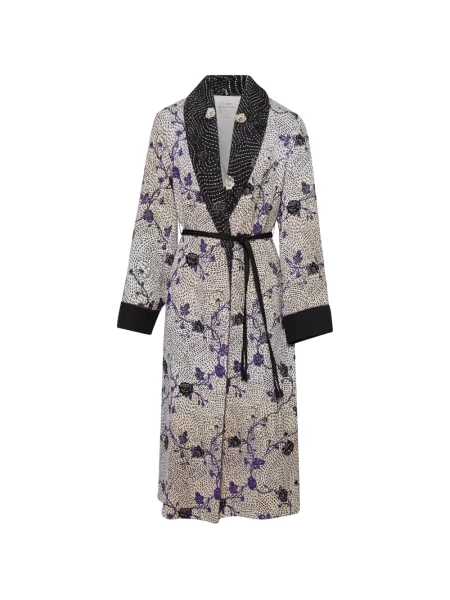 Palton Forte_forte cu model floral cu imagine