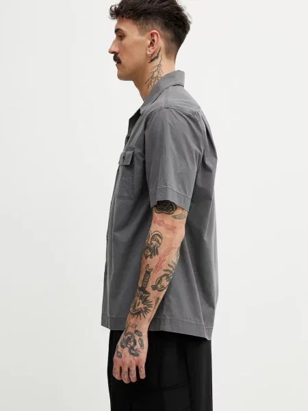 Maison Margiela cămașă bărbătească din gri