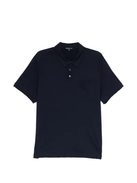 Tricou polo James Perse albastru