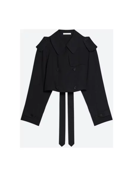 Krótki trencz Helmut Lang czarny