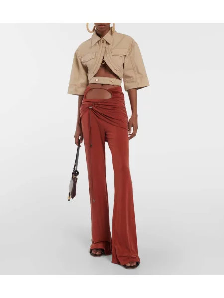 Pantaloni Jacquemus roșu