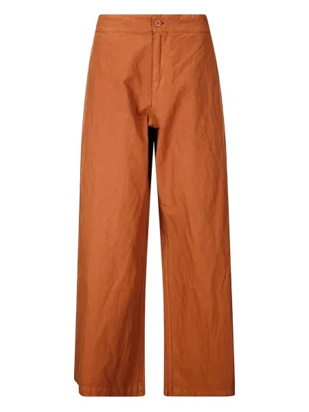 Pantaloni Labo Art cu model piele de șarpe maro