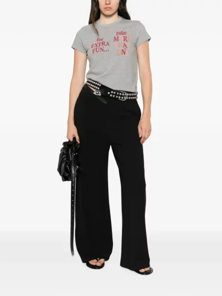 Tricou Re/done cu imagine gri