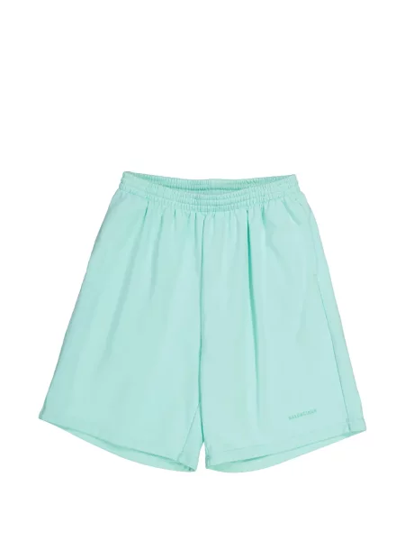 Спортни шорти Balenciaga зелено