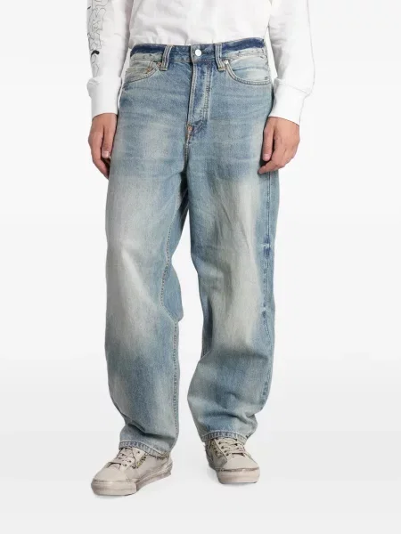 Blugi Evisu cu imagine albastru