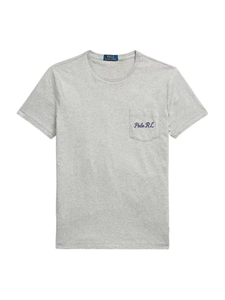 Koszulka polo Polo Ralph Lauren z dżerseju szara