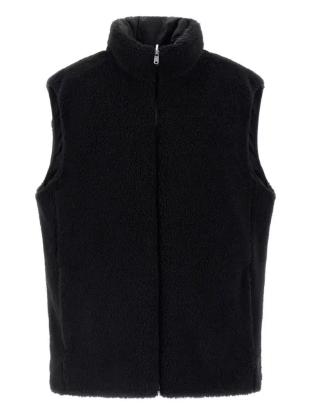 Vestă de fleece Herno din fleece negru
