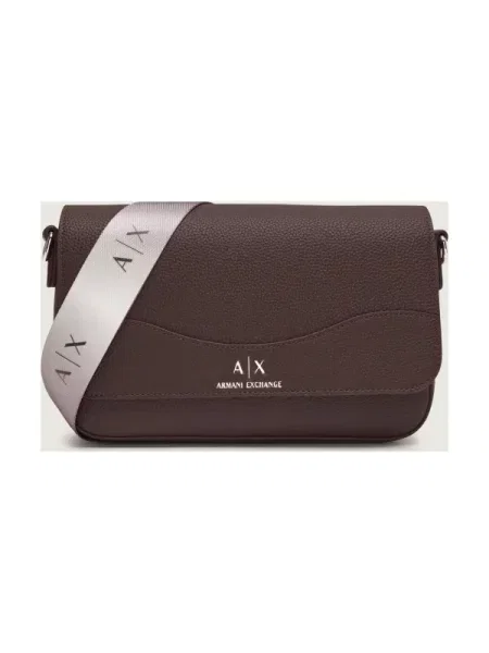 Armani Exchange Geantă poștaș maro