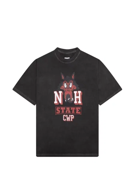 Tricou Neighborhood cu imagine cu decolteu rotund negru