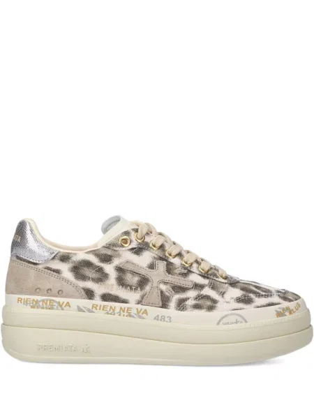 Sneakerși Premiata cu imagine cu model leopard