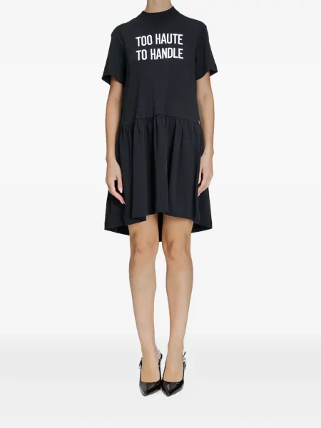 Rochie mini Moschino cu volane negru