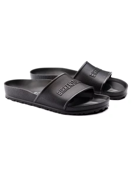 Klapki Birkenstock z nadrukiem czarne