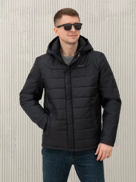 Классическая демисезонная куртка City Fashion Classic черная