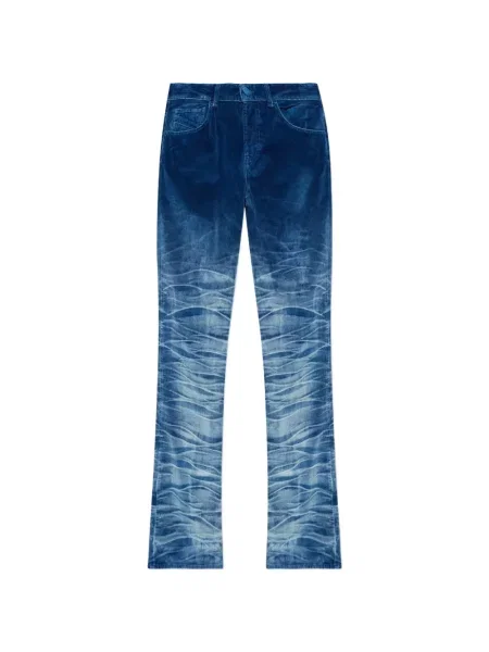 Pantaloni Diesel de catifea albastru