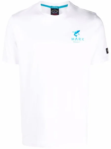 Tričko Paul & Shark s potiskem bílé