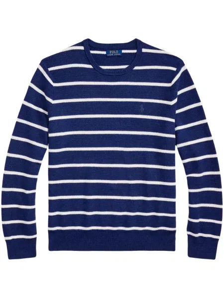 Siuvinėtos zomšinės pledinės maudymosi kelnaitės Polo Ralph Lauren mėlyna