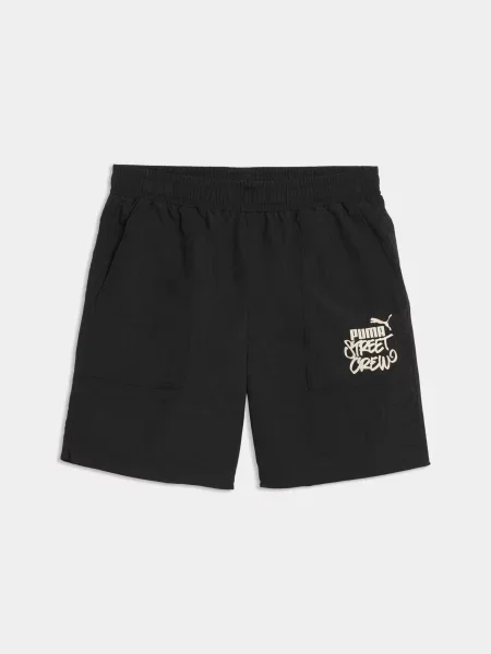 Дитячі Повсякденні шорти PUMA Woven Shorts комбінований верх чорний