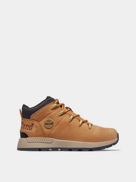 Детские треккинговые ботинки Timberland желтые