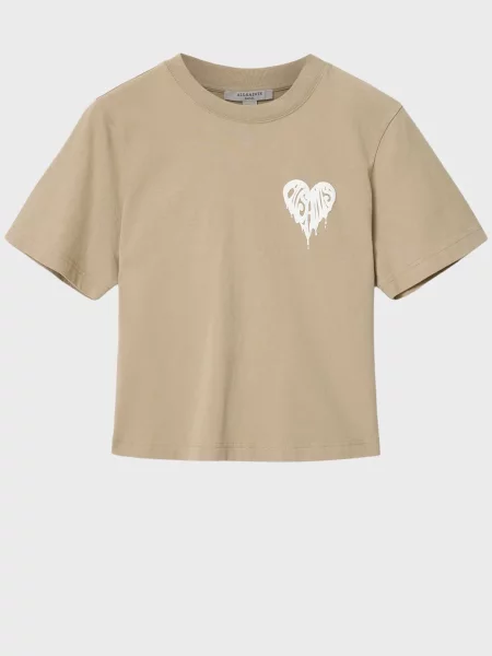 Футболка Allsaints бежевая
