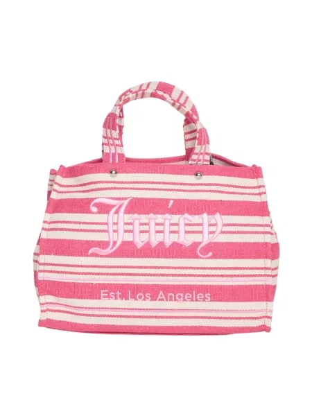 Torebka Juicy Couture z paskiem różowa