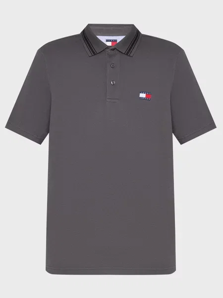 Поло Tommy Jeans серое