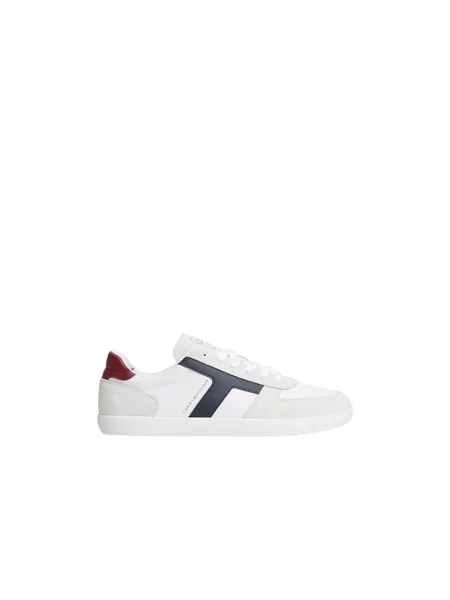 Sneakersy Tommy Jeans zamszowe białe
