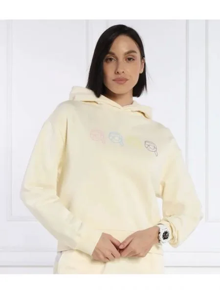 Karl Lagerfeld Hanorac ikonik | Relaxed fit galben