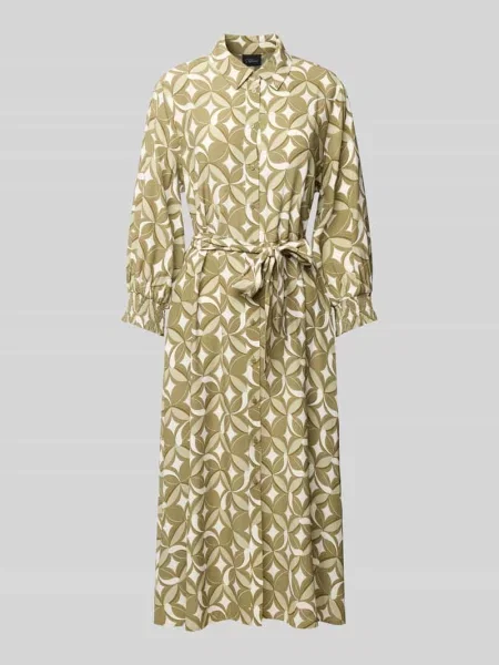 Sukienka koszulowa taliowana z czystej S.oliver Black Label